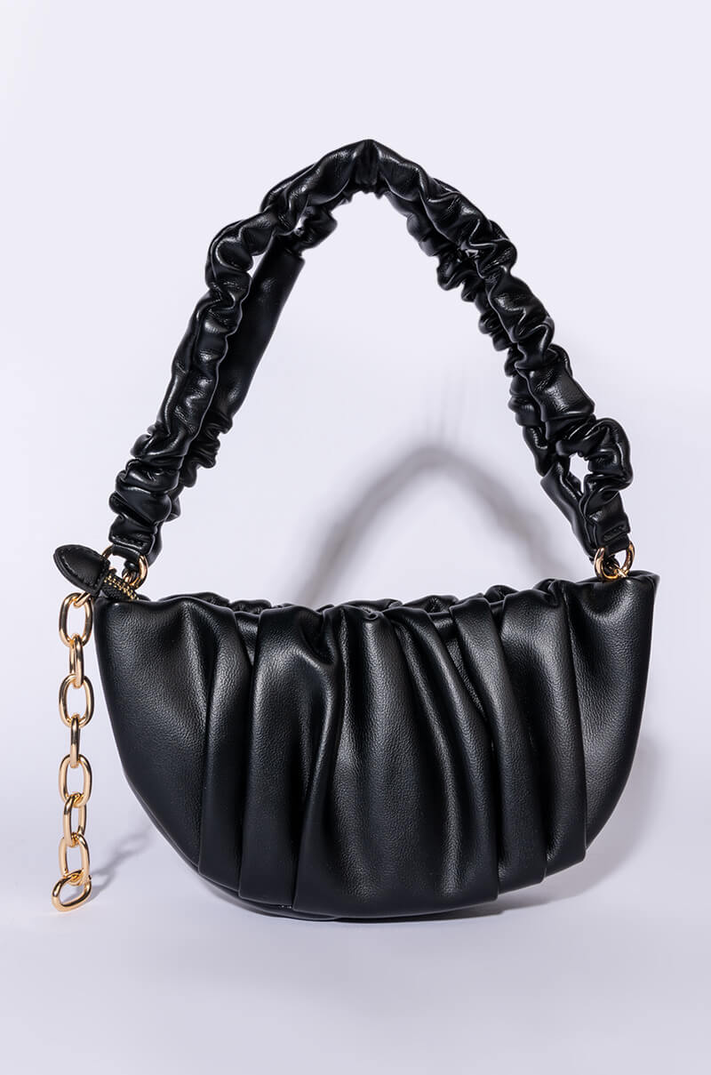 Side View Melrose Scrunchie Bag