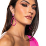 Front View Melt For You Embellished Dangle Earrings