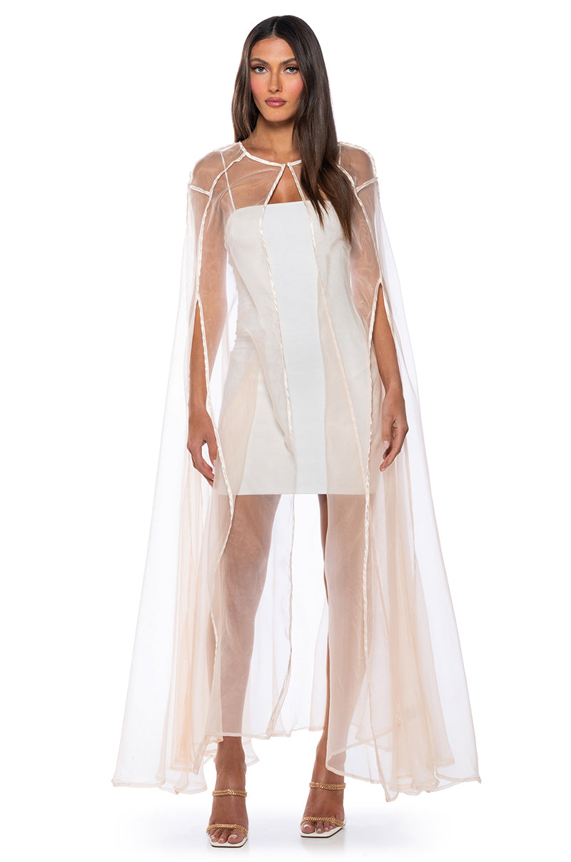 Front View Mesh Cape Check
