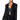 Front View Met Gala Black Sequin Blazer