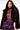 Front View Mi Amor Plush Faux Fur Jacket