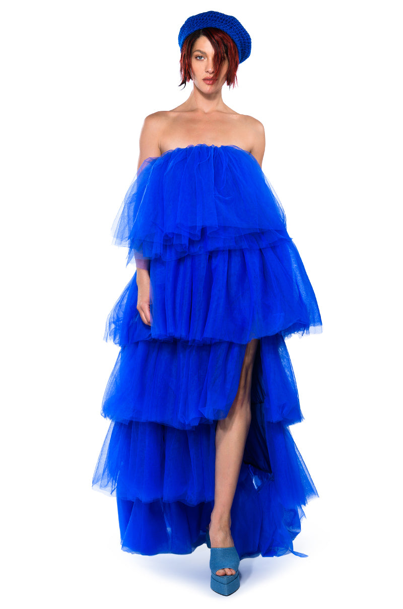 Extra View Mia Asymmetrical Layered Maxi Dress 16