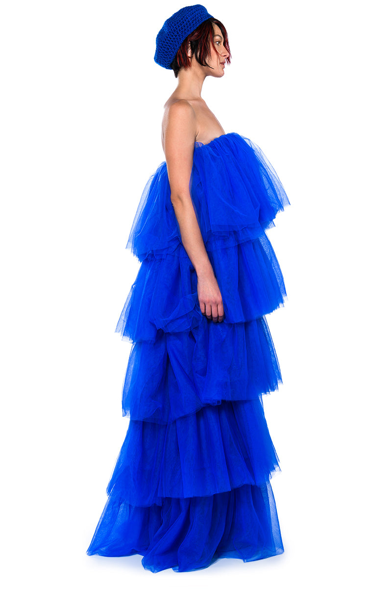 Extra View Mia Asymmetrical Layered Maxi Dress 18