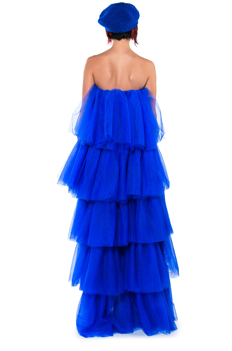 Extra View Mia Asymmetrical Layered Maxi Dress 19
