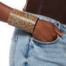 Front View Miami Beach Rhinestone Cuff