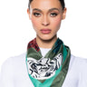 Front View Miami Calling Satin Scarf