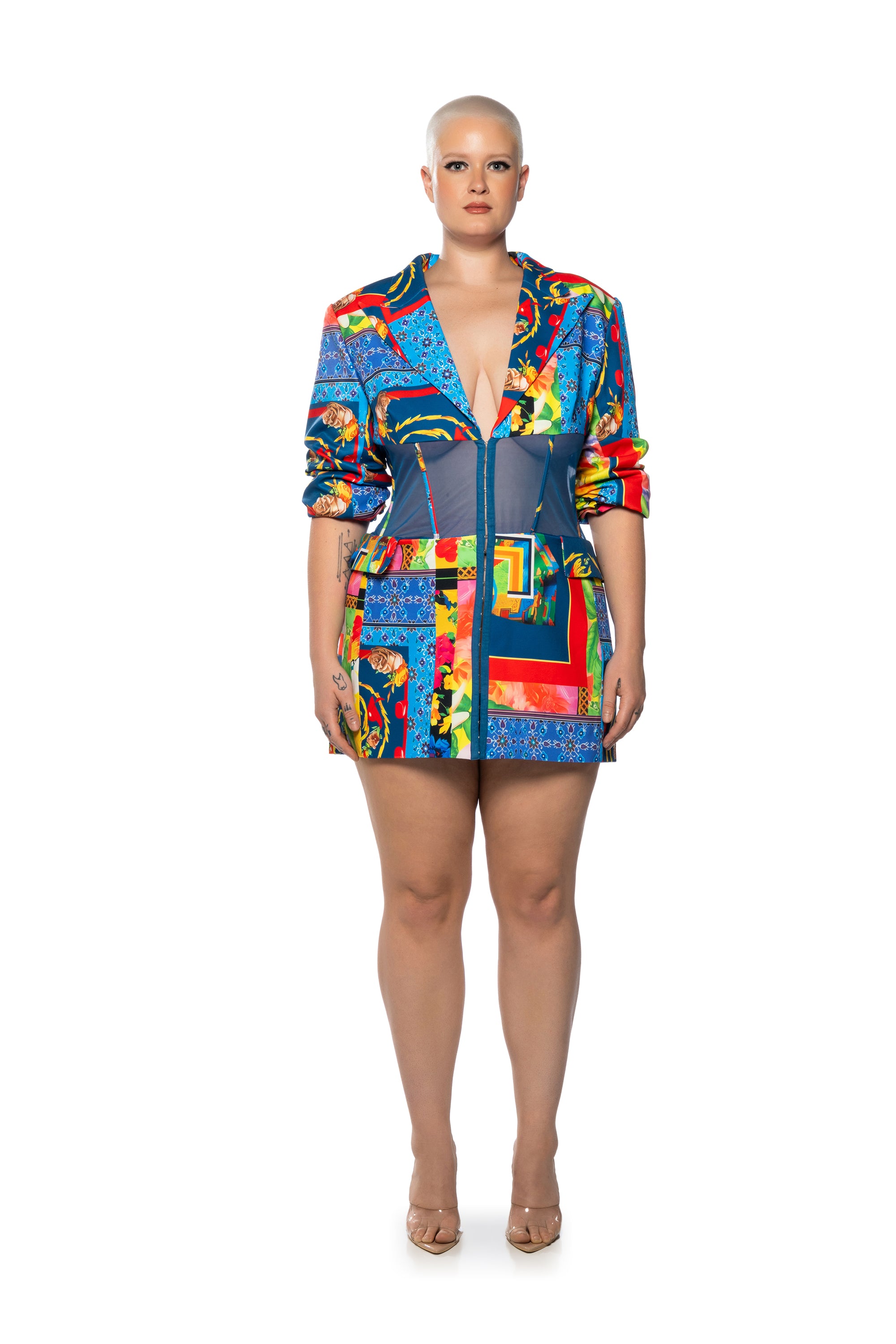 Extra View Miami In The Trap Corset Blazer
