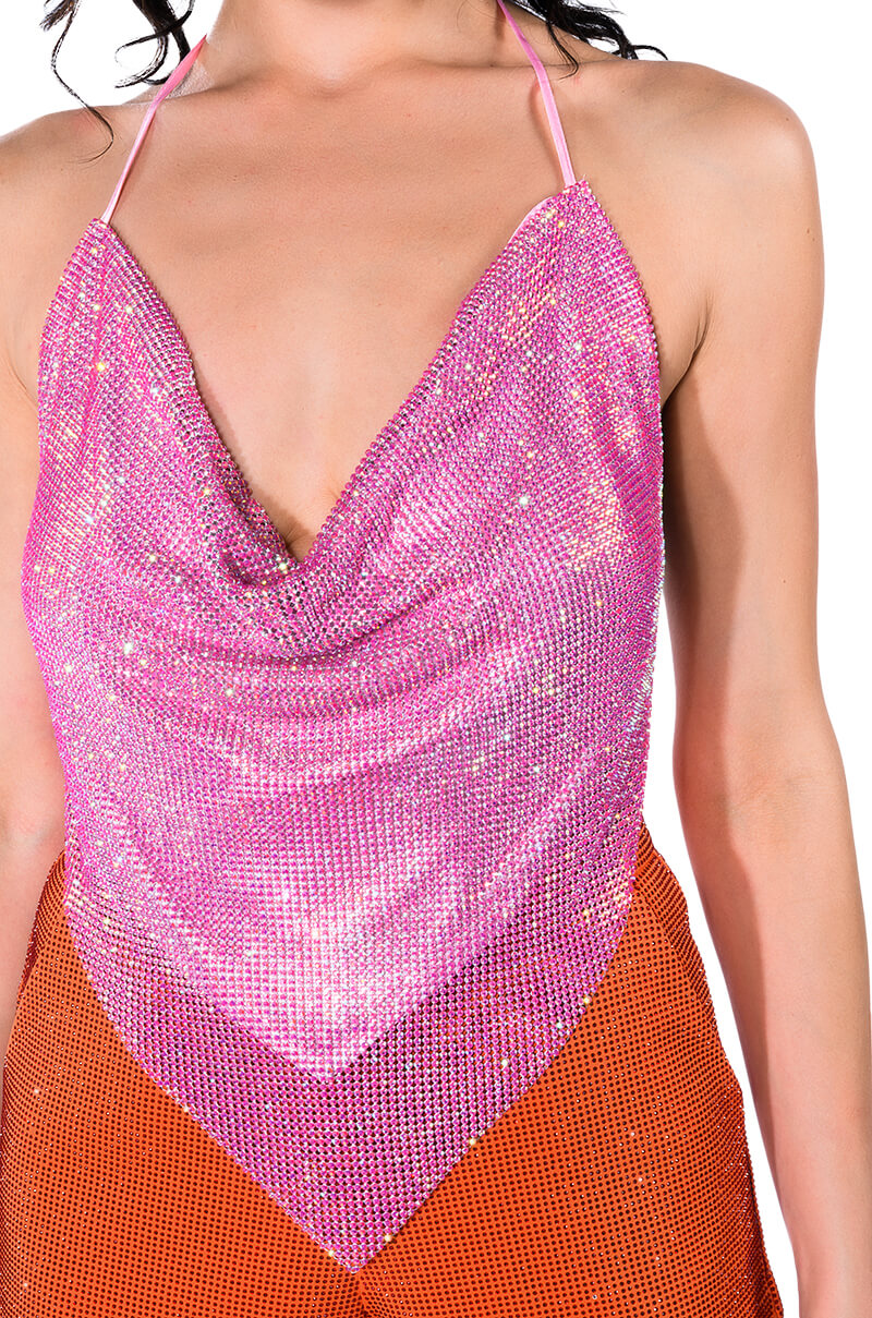 Extra View Miami On The Line Exceptional Chainmail Top