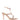 Side View Microdose Nude Sparkle Stiletto Sandal