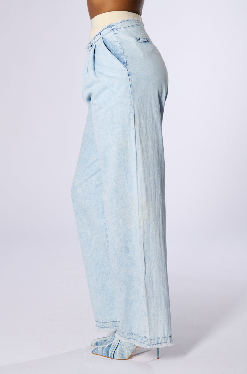 Back View Midday Park Date High Waist Trouser