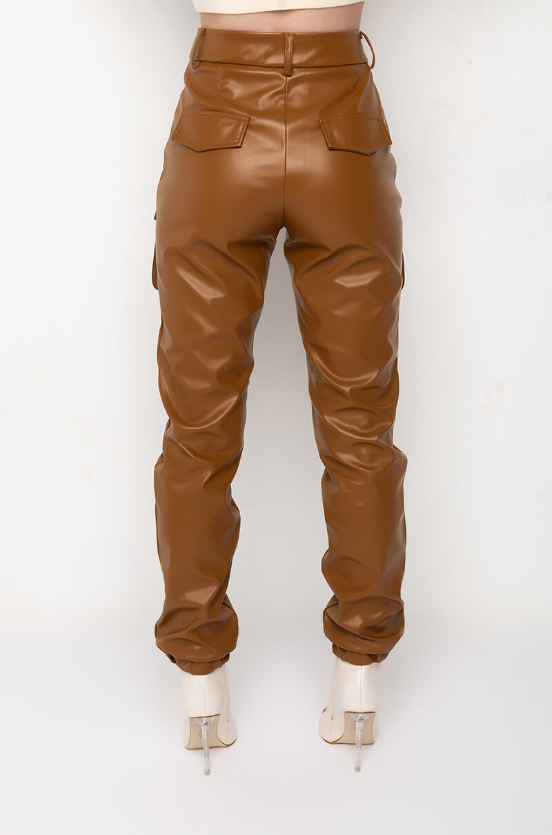 Full View Mila Faux Leather Jogger