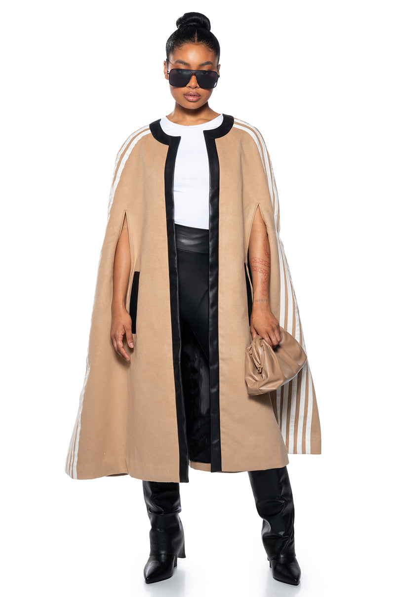 Front View Milan Street Style Poncho