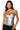 Front View Milky Way Metallic Casual Bodysuit