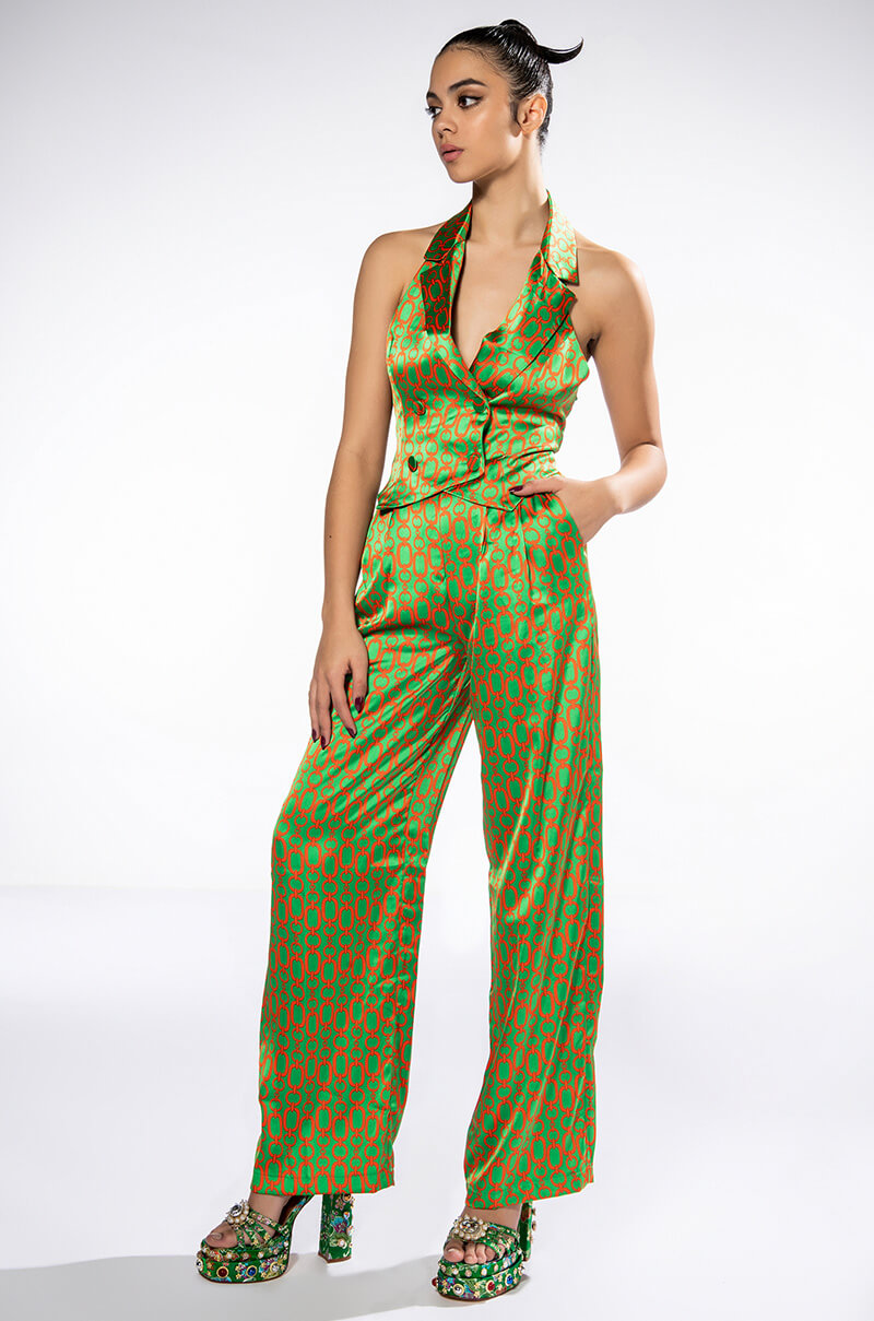 Side View Minding My Own Button Vest Top 2