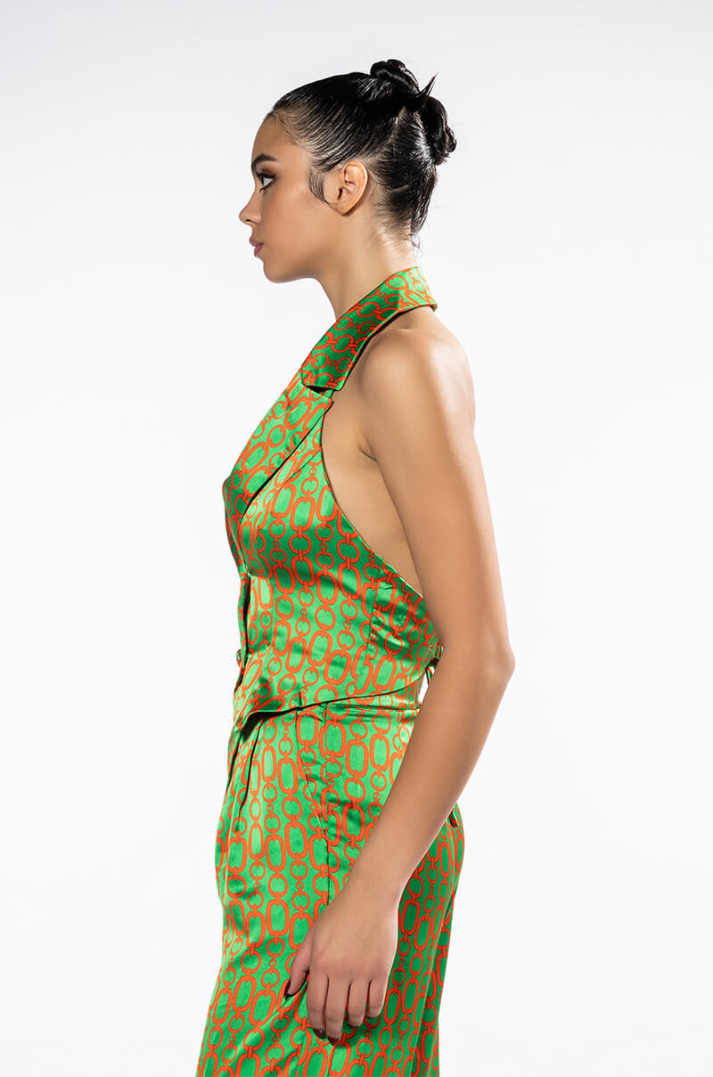 Detail View Minding My Own Button Vest Top 5