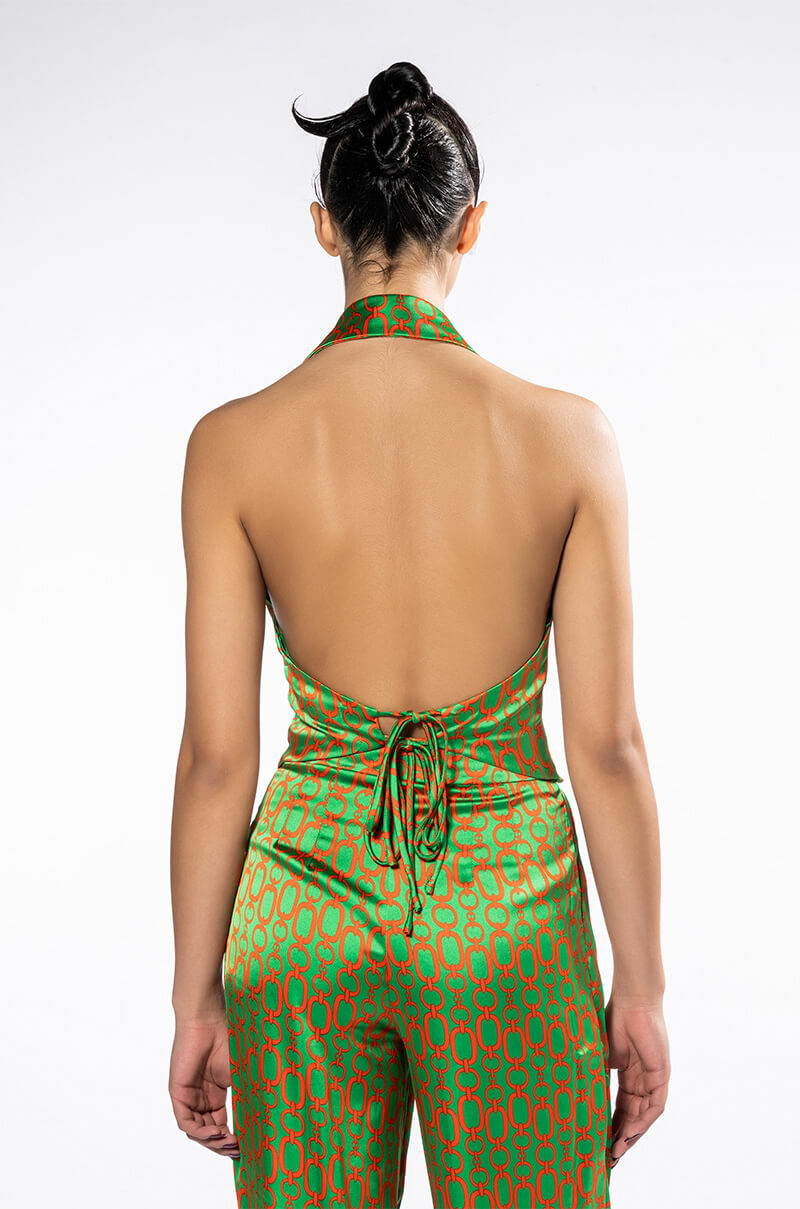 Full View Minding My Own Button Vest Top 7