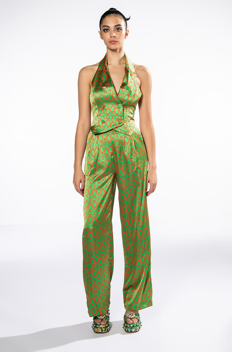 Extra View Minding My Own Button Vest Top 11