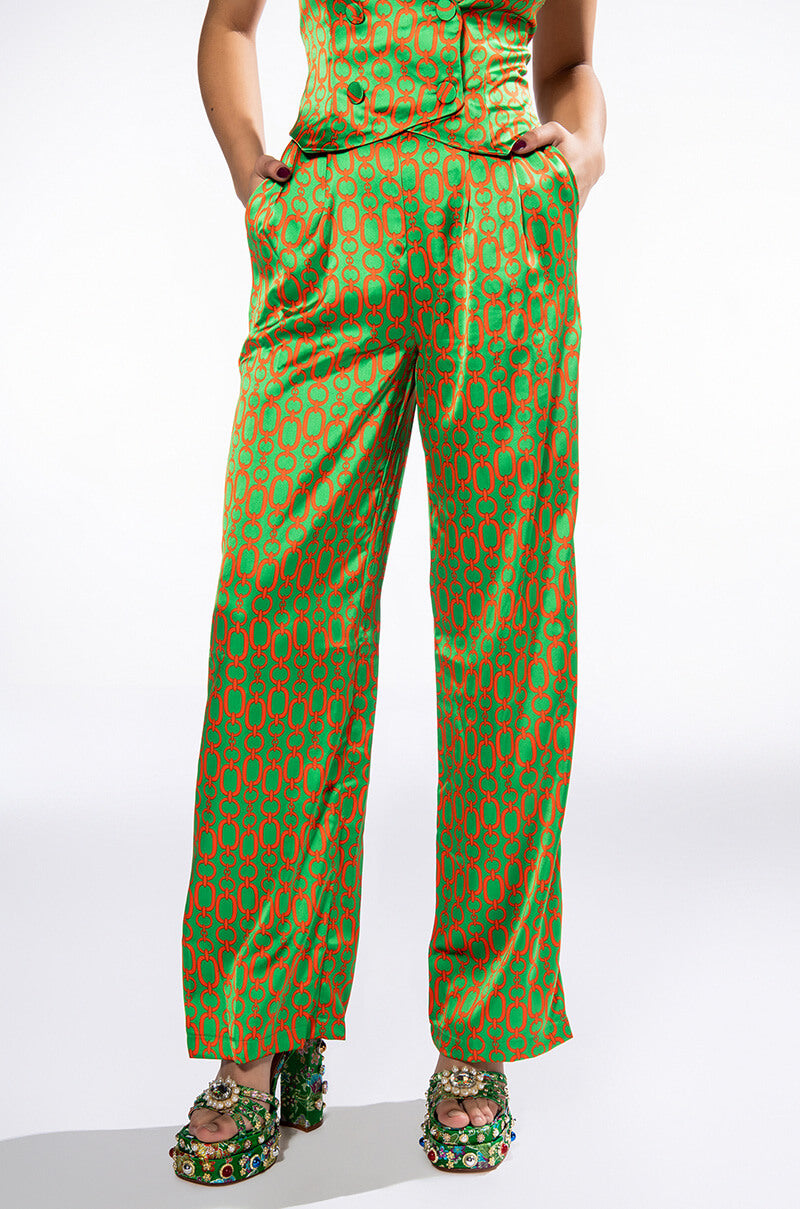 Front View Minding My Own Wide Leg Pant
