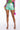 Front View Minty Fresh Coated Metallic Short