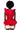 Full View Miss Fashionista Sleeveless Ruffle Peplum Blouse In Red