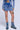 Front View Miss Popular Patch Pocket Knit Mini Skirt