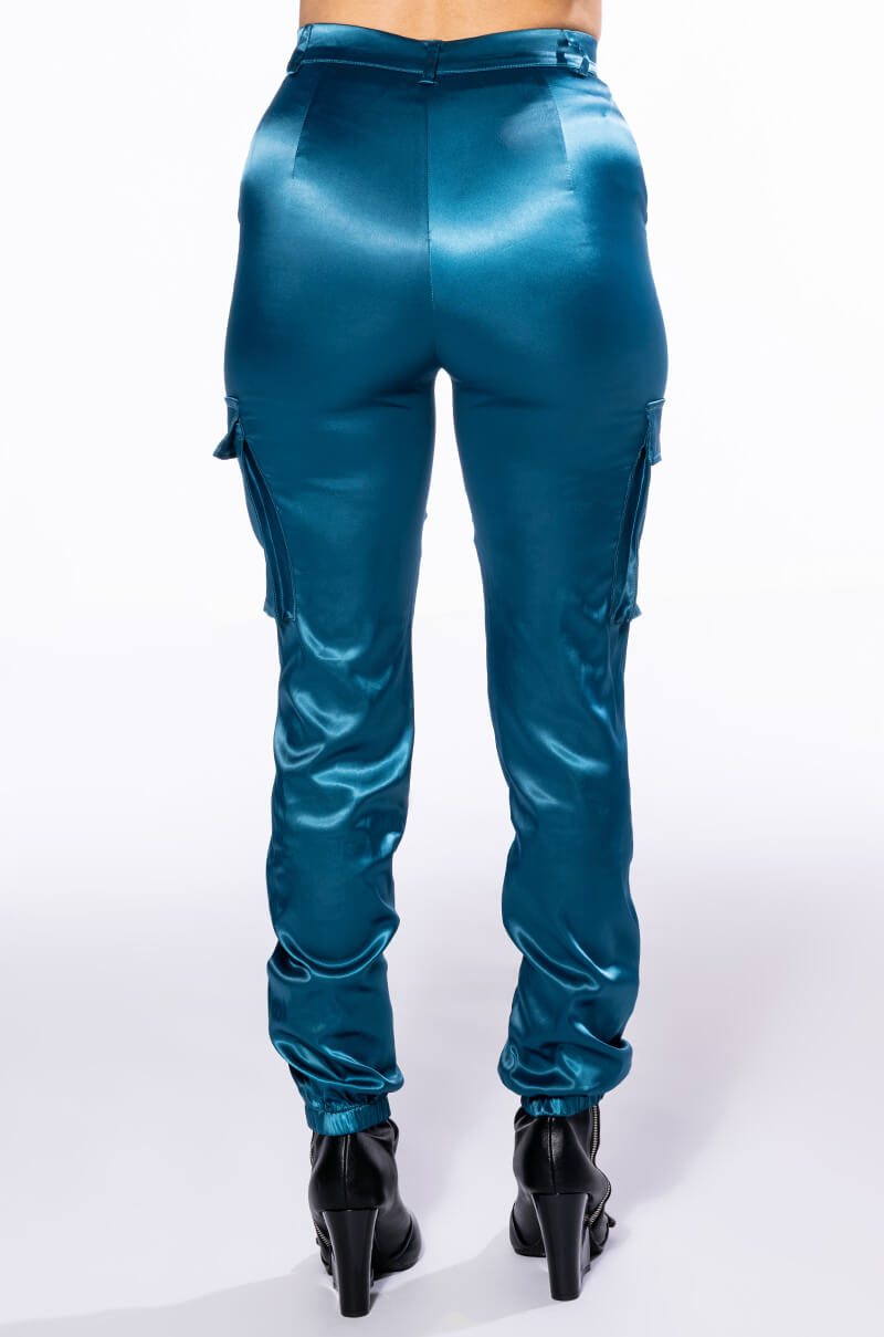 Full View Mission Impossible Satin Cargo Jogger Pants