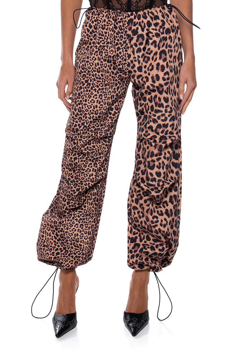 Front View Mixed Feelings Nylon Pant