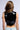 Extra View Mock Neck Faux Leather Sleeveless Top