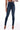 Front View Model Off Duty High Rise Stretchy Skinny Jeans