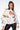 Front View Mondrian Off The Shoulder Oversized Sweatshirt