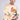 Front View Mondrian Off The Shoulder Oversized Sweatshirt