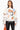 Back View Mondrian Off The Shoulder Oversized Sweatshirt