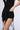 Extra View Monica Sleeveless Black Ruched Mini Dress