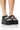 Front View Monster Jam Flatform Sandal In Black