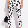 Front View Moove It High Rise Printed Skinny Jean