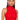 Front View Mora Mock Neck Mesh Top In Red