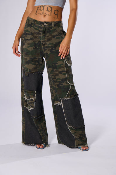MORE TIME FOR FUN CAMO PANT – AKIRA