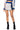 Front View Motor Club Knit Mini Skirt