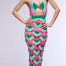 Front View Move To The Tropics Crochet Knit Maxi Dress