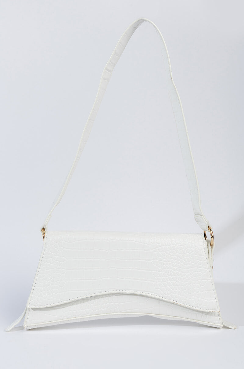 Side View Moving On Up Bat Wing Purse