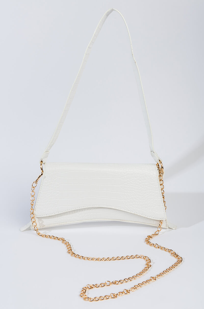 Back View Moving On Up Bat Wing Purse