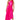 Front View Must Be Love Pleated One Shoulder Maxi Dress In Neon Pink