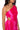 Extra View Must Be Love Pleated One Shoulder Maxi Dress In Neon Pink