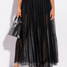 Front View Mvp Mesh Maxi Skirt