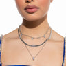 Front View My All Silver Necklace Set