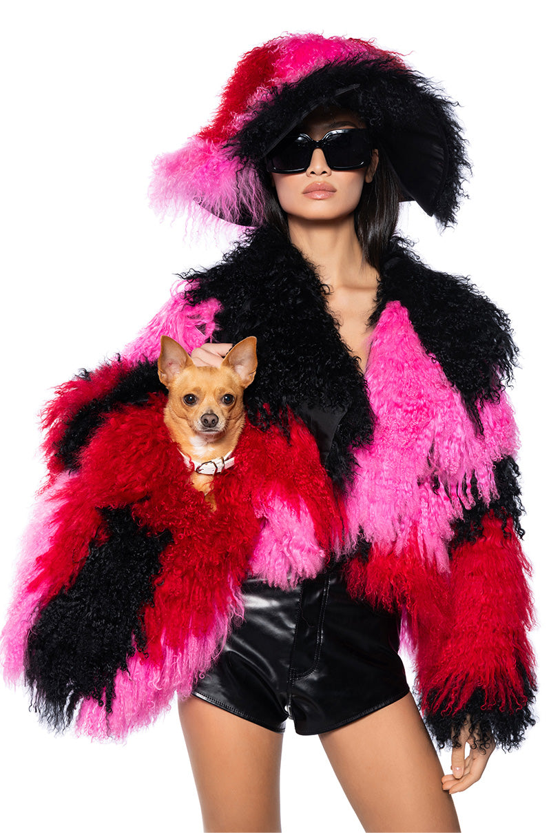 Extra View My Beyday Colorful Real Mohair Jacket