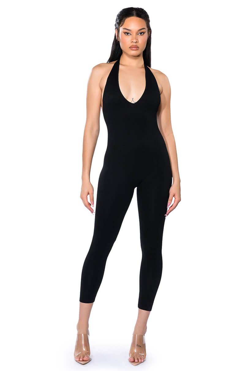 Front View My Everyday Halter Jumpsuit