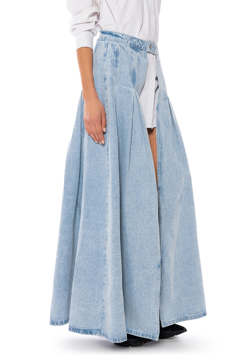 Side View My Favorite Jean Skirt Belt