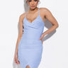 Front View My Forever Go To Wrap Front Mini Bandage Dress