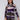 Front View My Good Side Cold Shoulder Mini Dress With Hood in Purple Multi